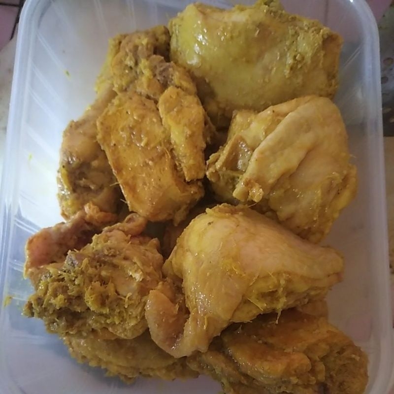 

Sayap Ayam goreng ungkep bumbu lengkuas isi 2 buah kemasan Thinwall