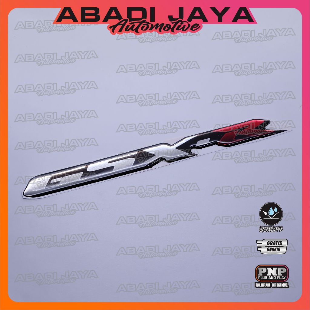 Emblem suzuki gsx 150 / emblem timbul suzuki gsx r 150 / emblem titanium suzuki gsx / emblem suzuki 