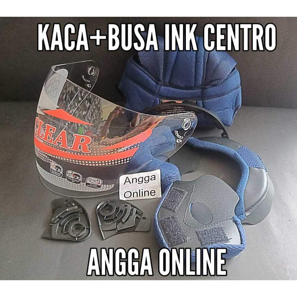 Busa Helm INK CENTRO + Kaca Helm & Rachet INK CENTRO