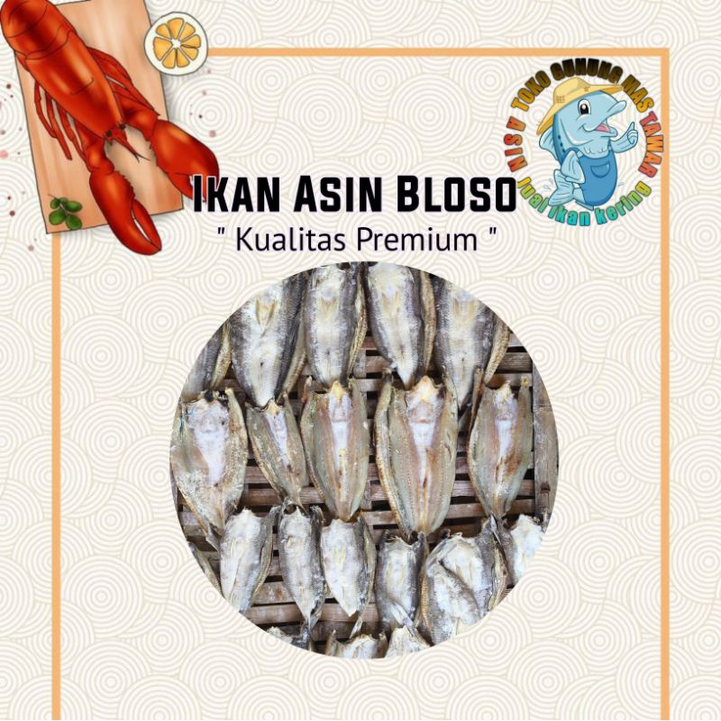 

Ikan asin bloso/ ikan asin gabus laut/ ikan asin janggalak 500g