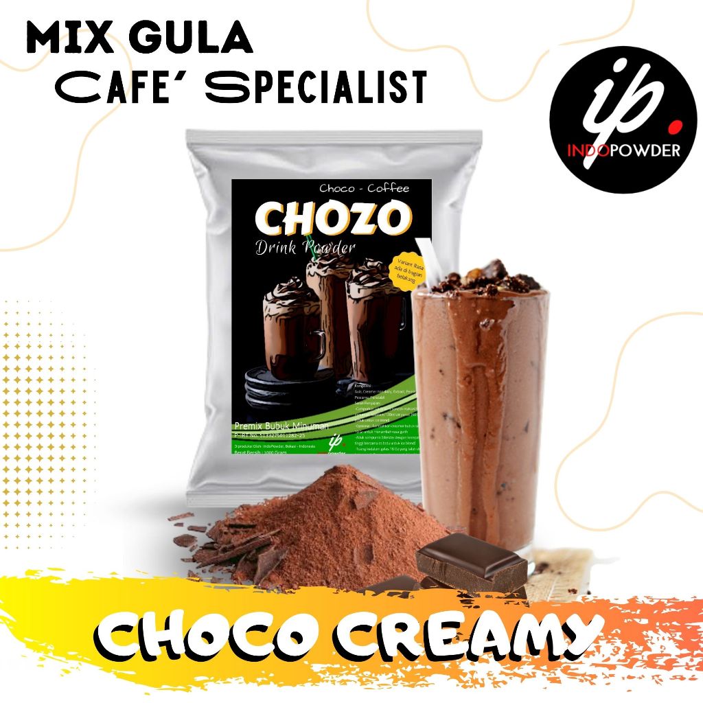 

IP Kendal - Bubuk Minuman Rasa CHOCO CREAMY 1Kg Untuk Cafe, Resto & Usaha Minuman