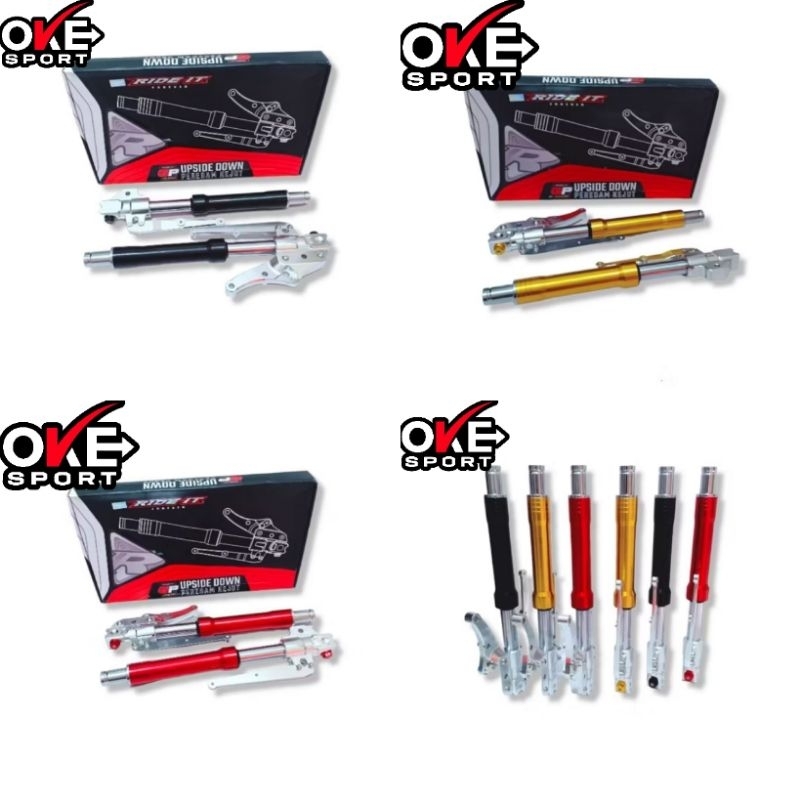 UPSIDE DOWN SHOCK USD DEPAN NMAX OLD NMAX NEW AEROX OLD AEROX NEW ORIGINAL RIDE IT