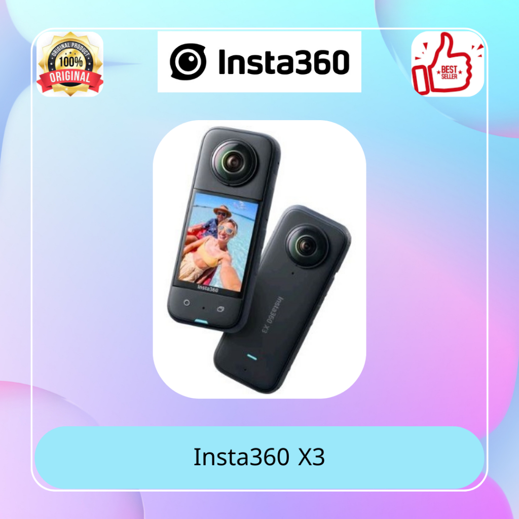 Insta360 X3 GARANSI RESMI | Kamera 360 | Camera 360 | Action Camera | Action Kamera | Kamera Creator