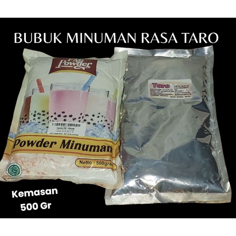 

Bubuk minuman Taro FM Powder 500 gr bahan baku es Taro viral