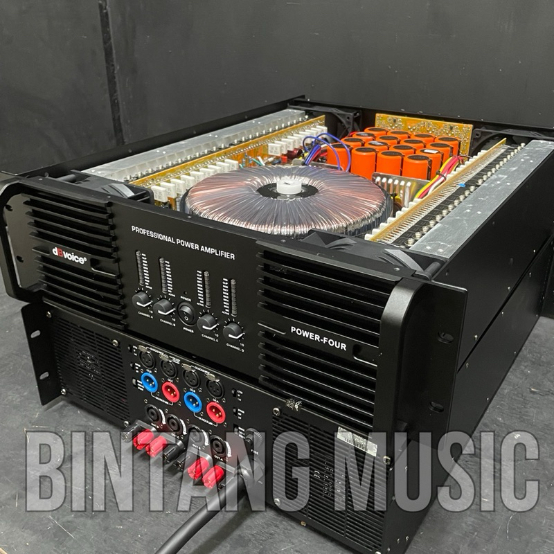 power amplifier dbvoice power four original 4 channel Db Voice Power Four Class H