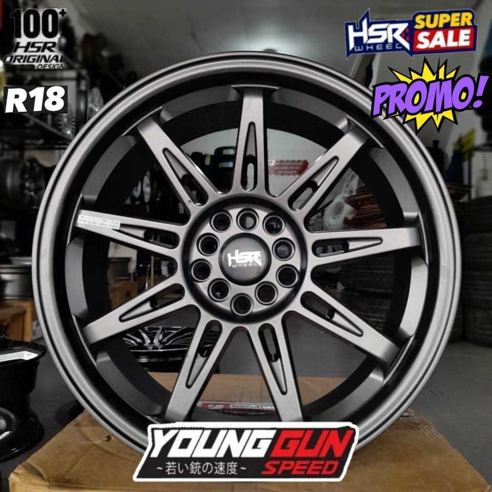 velg racing ring 18 buat xpander terios rush innova pelek hsr r18 original tikala