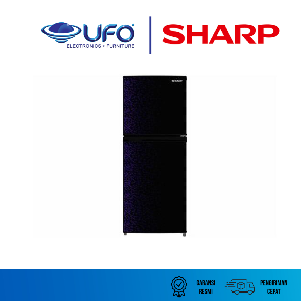 Sharp Kulkas 2 Pintu 256 Liter SJ316MGGB / GR