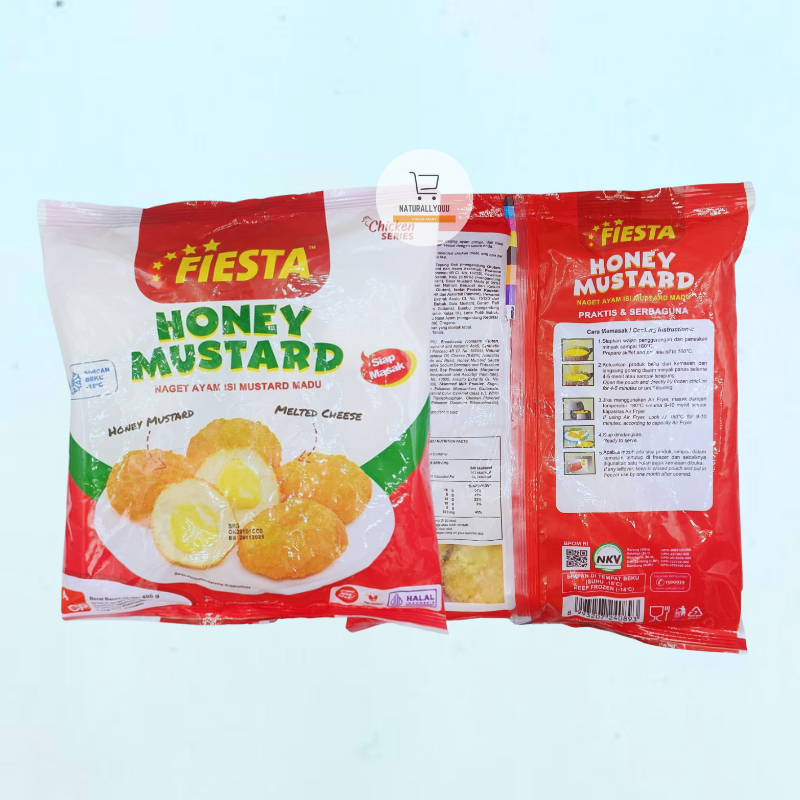 

Fiesta Honey Mustard Nugget Isi Mustard dan Madu 400gr