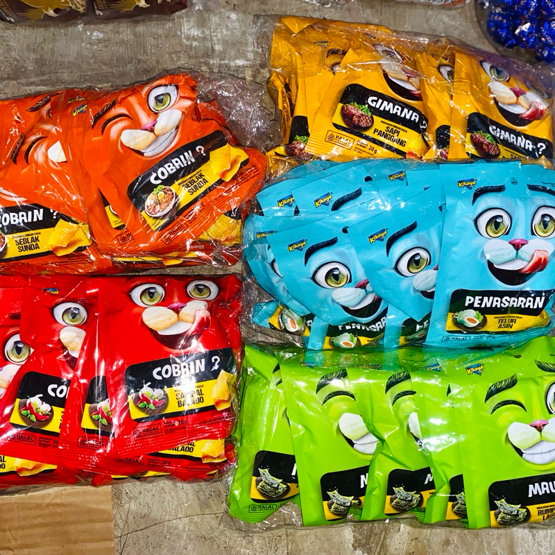 

Kikoya Snack Makanan Ringan Aneka Rasa 1 pack isi 10pcs Seblak Sunda Sambal balado Telur Asin Sapi Panggang Rumput Laut
