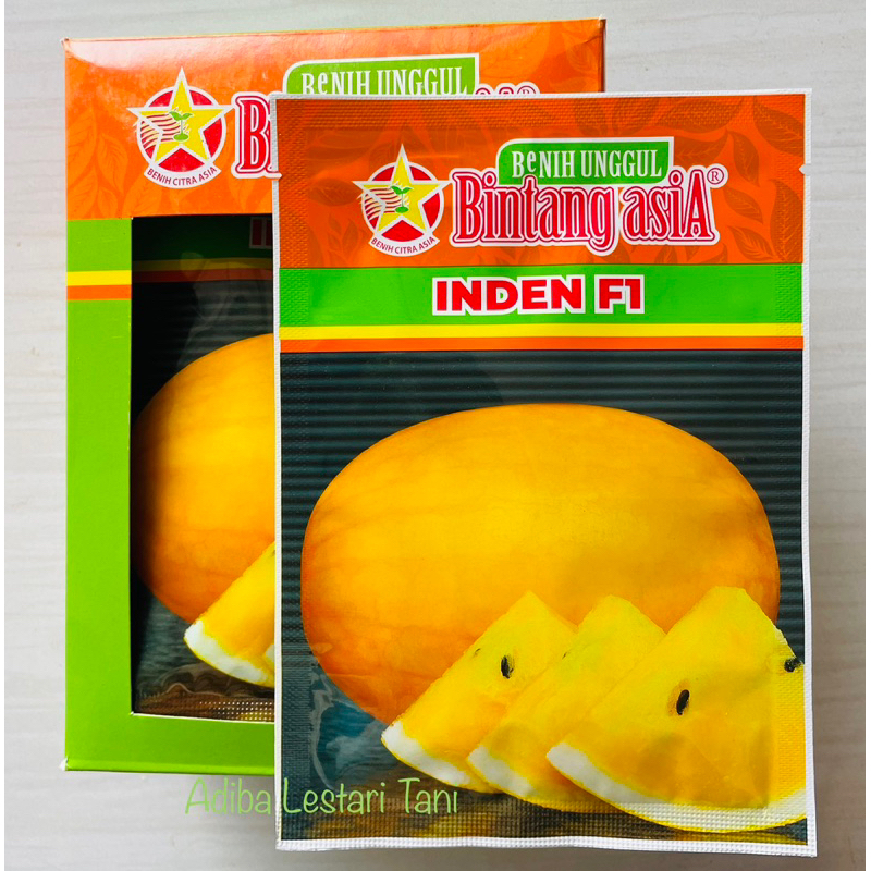 Benih Semangka Inden F1 20 Gram - Bibit Semangka Golden Kuning Cap Bintang Asia