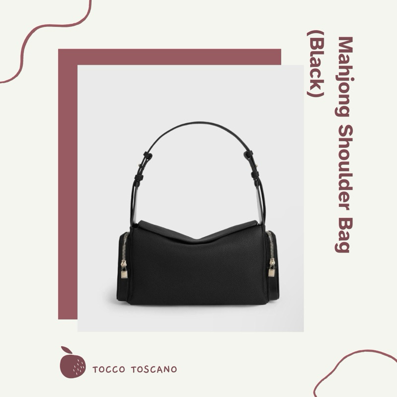[PRE ORDER] TOCCO TOSCANO | Mahjong Shoulder Bag | Black | Espresso | Cream | Original