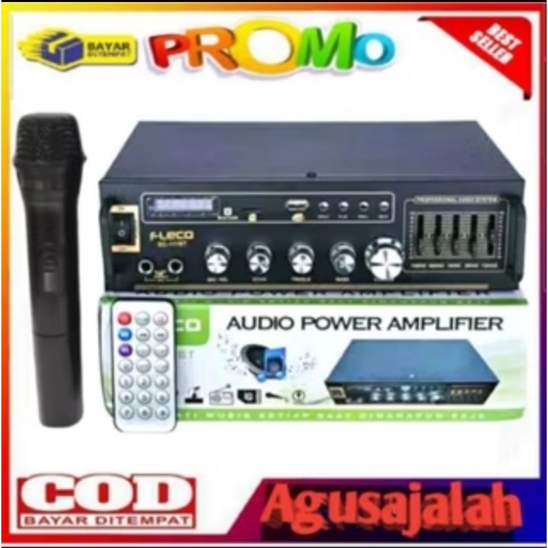 DUO MIC PAKET AMPLIFIER+MIC2 Power Amplifier Bluetooth FLECO SC-111BTt