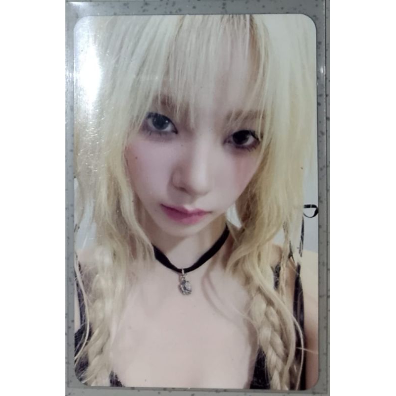 photocard Karina trading card spicy