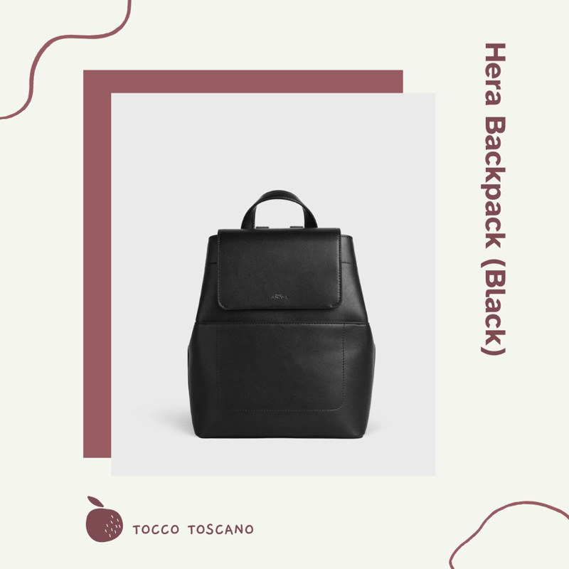 [PRE ORDER] TOCCO TOSCANO | Hera Backpack | Black - Chocolate - Cream | Original