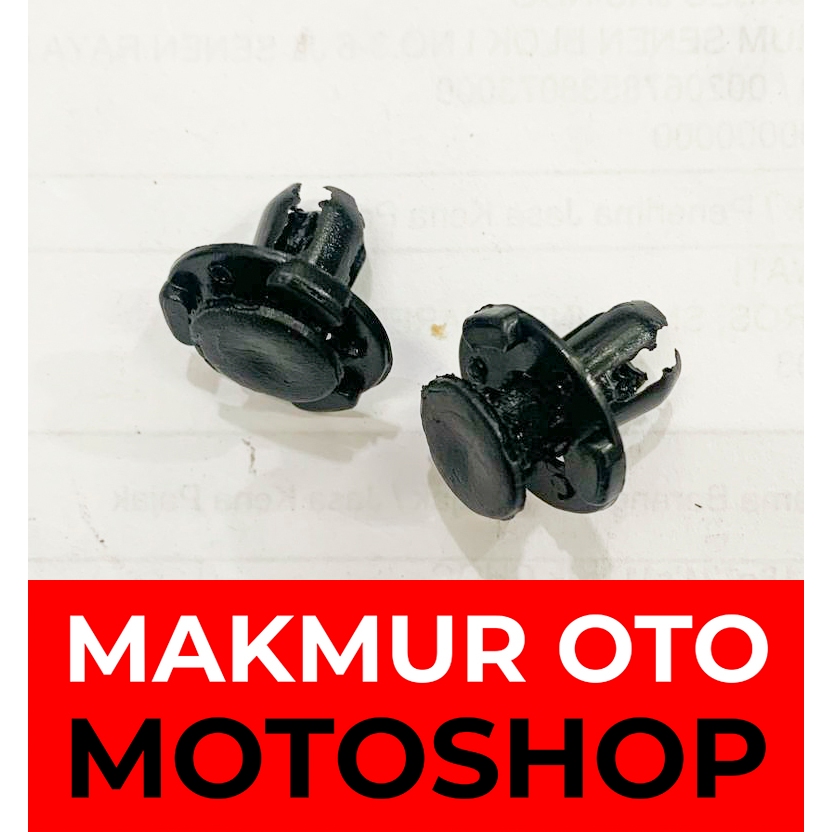 1 pcs Kancing Klip Bemper Grill Toyota Avanza / Veloz / Agya – Klip Cengkeh Bemper Mobil Universal M
