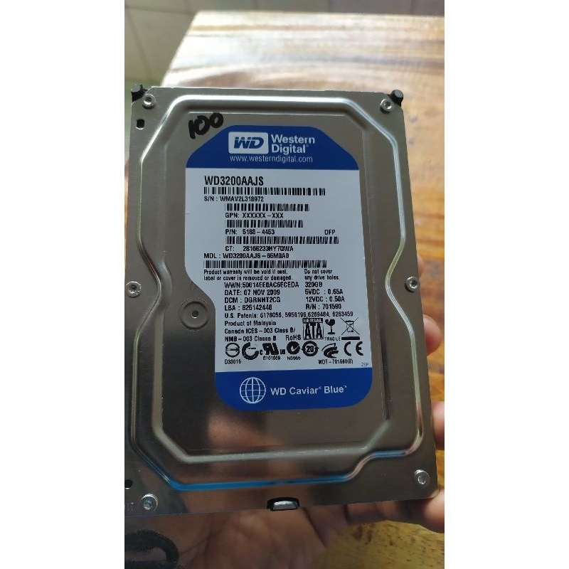 Hardisk WD PC 320 gb