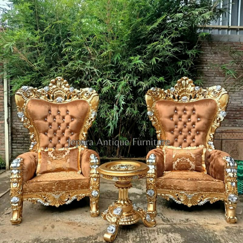 Model Sofa Kayu Jati Ukiran Jepara Mewah