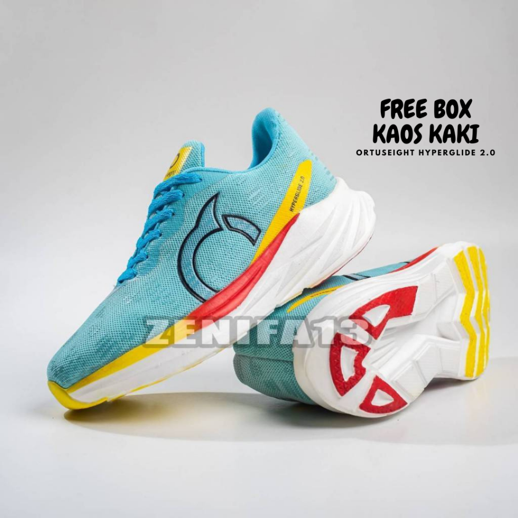 Sepatu Lari Running Ortus OrtusEight Hyperglide 2.0 Empuk Ringan Best Seller