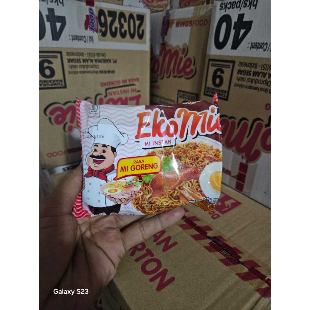 

Ekomie Goreng Mie Instan 60gr 1Dus Isi 40Pcs