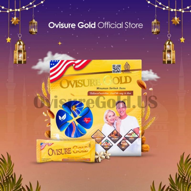 

Ovisure Gold Milk susu Obat Tulang Dan Sendi Bpom