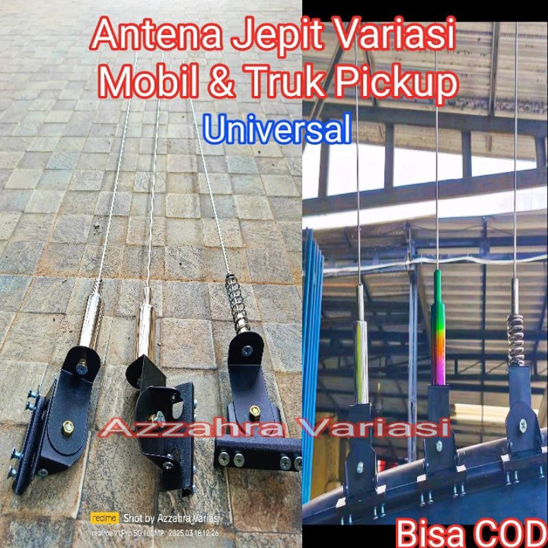 [COD] Antena Japit Stopper Mobil Truk Pickup variasi universal/ Antena jepit pintu, bagasi truk & mo
