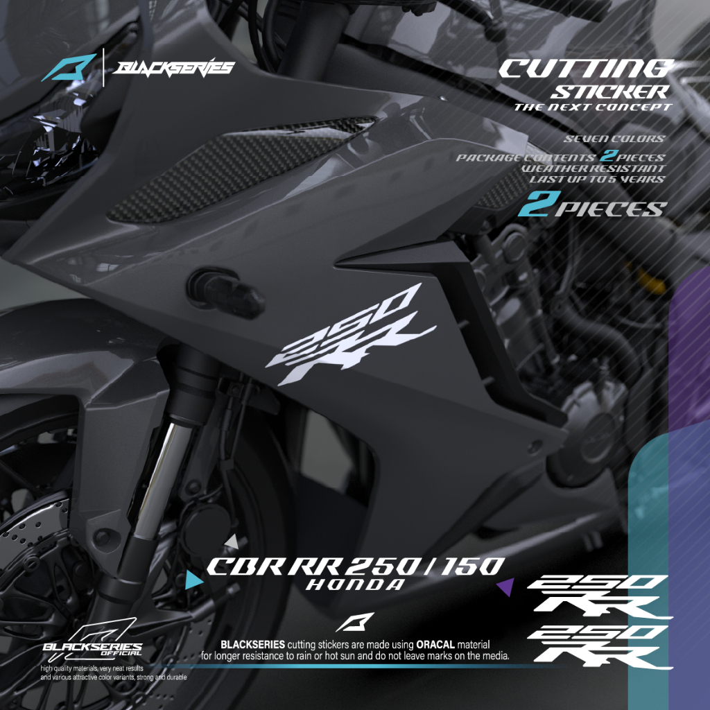 Cutting Stiker CBR 250 RR V4 | Stiker CBR RR | CBR 250 | CBR 150RR