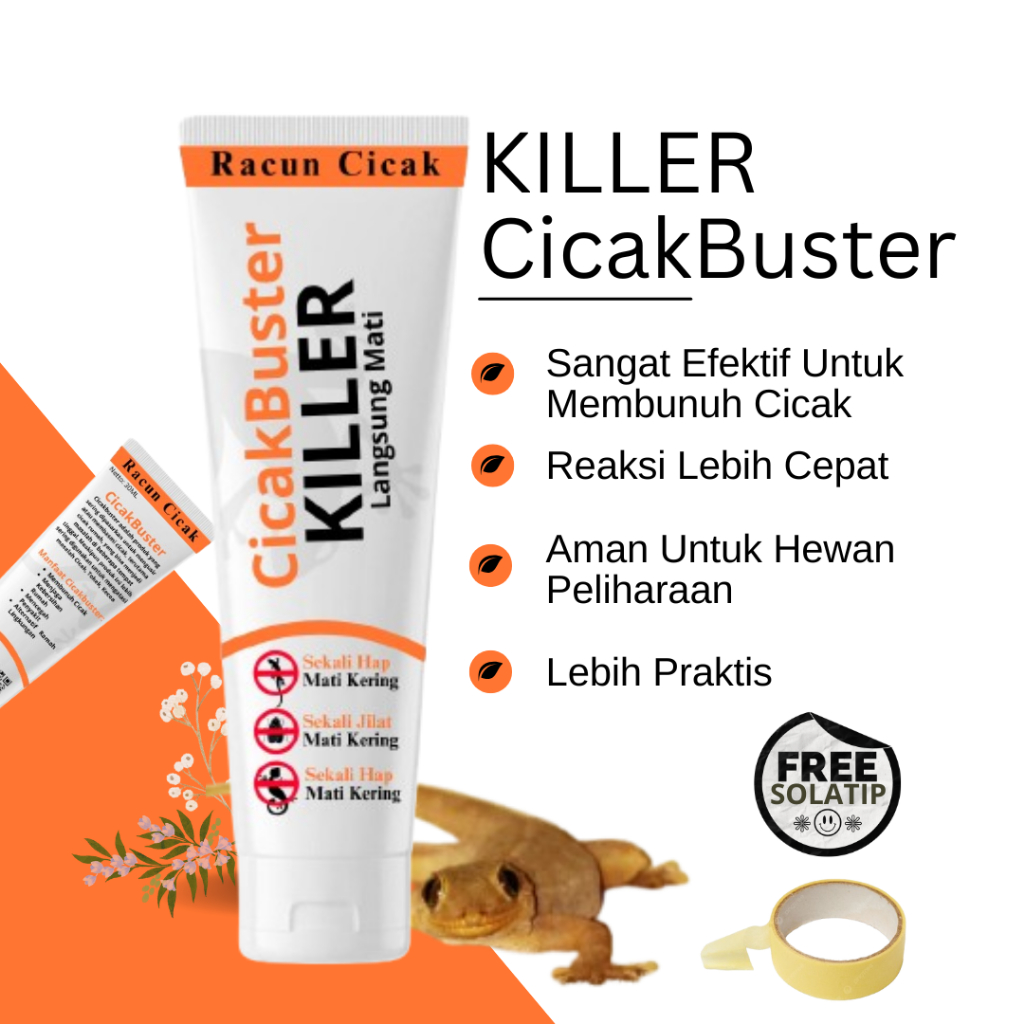 Racun Cicak & Kecoa Herbal Paling Ampuh / Racun Cicak Paling Ampuh BY.CicakBuster
