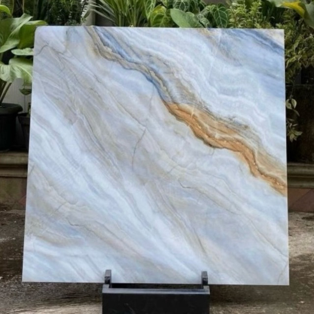 Granit 80x80 Savona Aquatic Blue | Glazed Polished