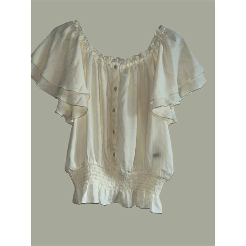 blouse crop korea