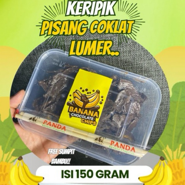 

Keripik pisang coklat