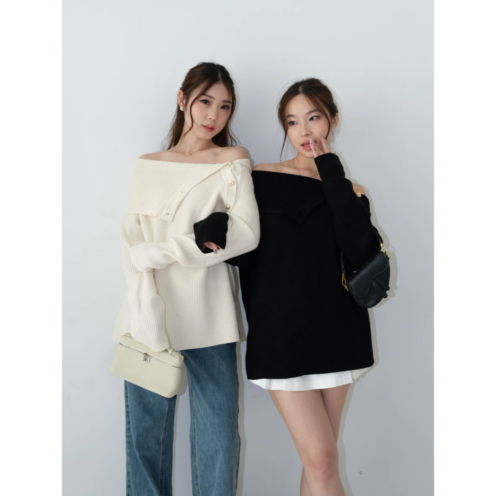 Hera OffShoulder Knit Top