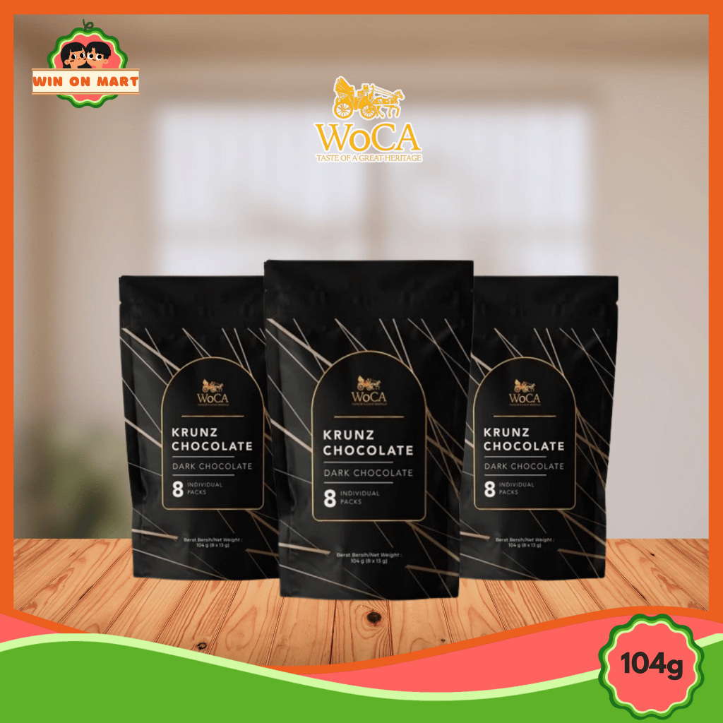 

Coklat | Woca Krunz Dark Chocolate 104gr | Coklat Crunchy | Lokal