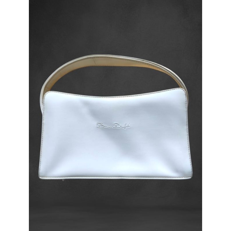 Braun Buffel Bag Tas ORI Kecil Putih White Shoulder Bag Second