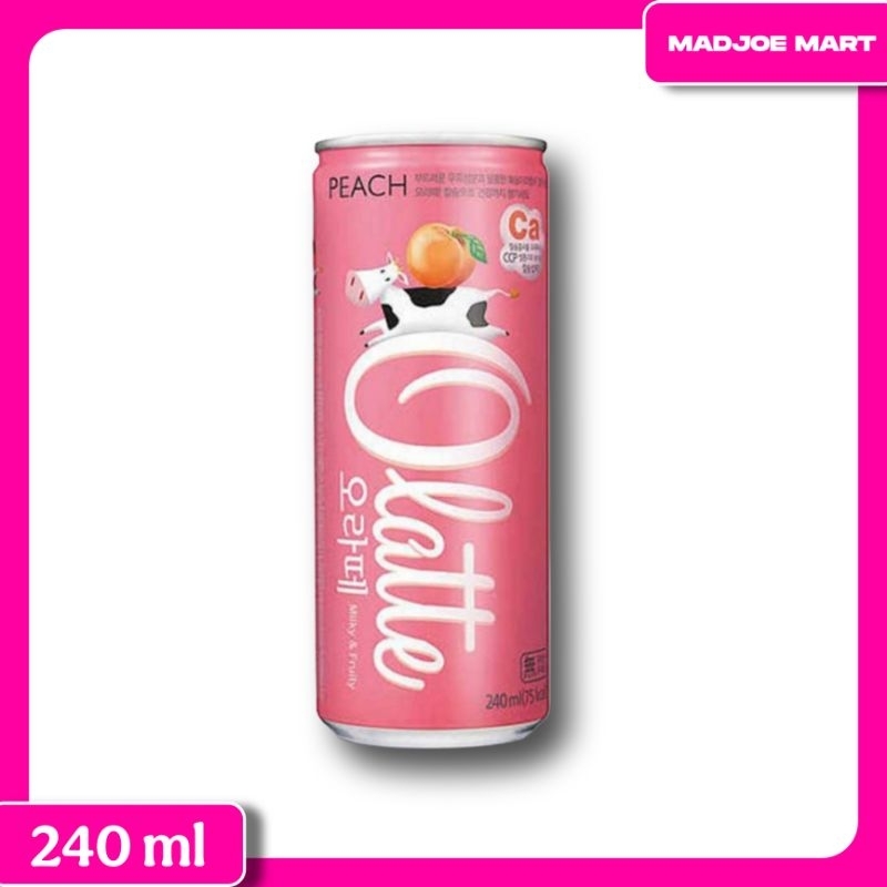 

Ollate Minuman Susu Rasa Persik Kaleng 240 ml