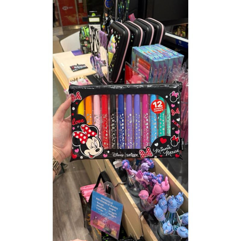 

smiggle scented markers Minnie mouse