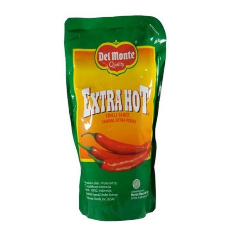 

DEL MONTE SAUS SAMBAL EXTRA HOT CHILLI KETCHUP POUCH 1 kg