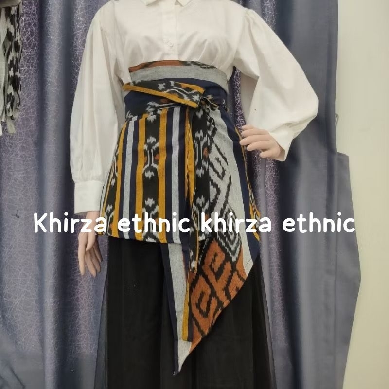 OBI TENUN ETHNIC - IKAT PINGGANG TENUN - OBI BELT - OBI TENUN
