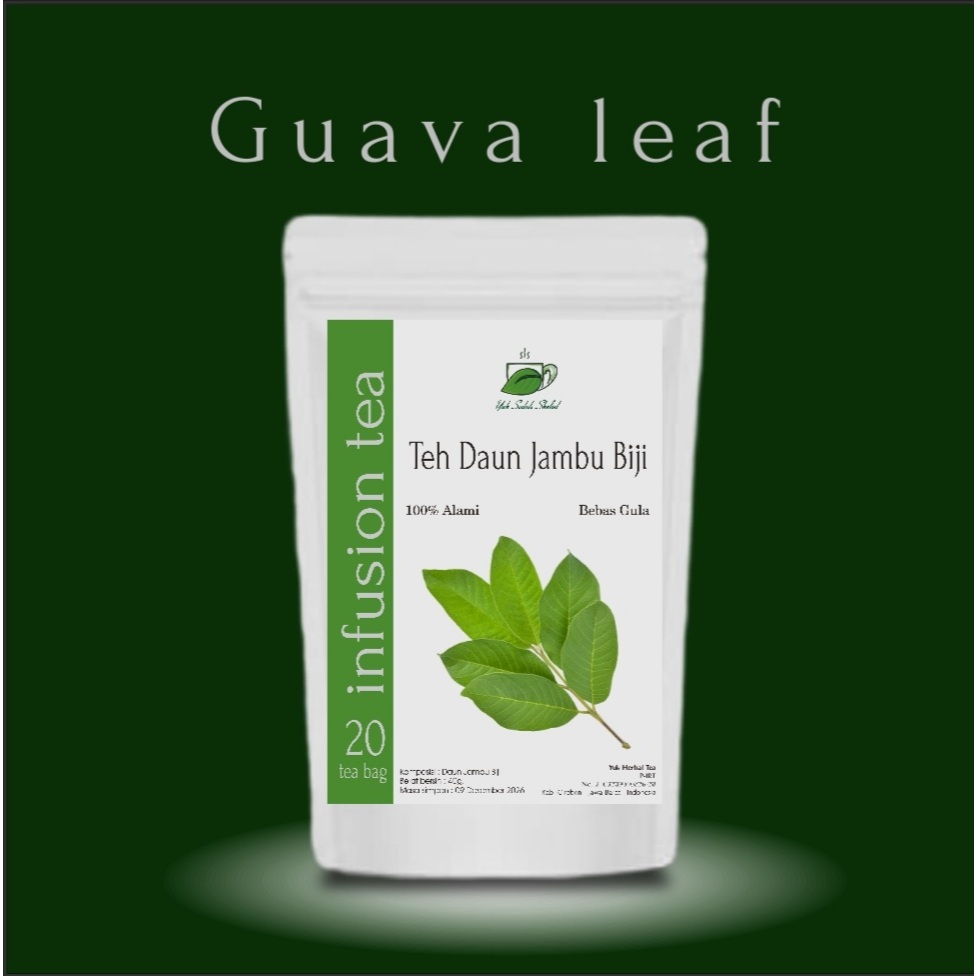 

TEH DAUN JAMBU BIJI / GUAVA LEAF TEA : 20 TEA BAG