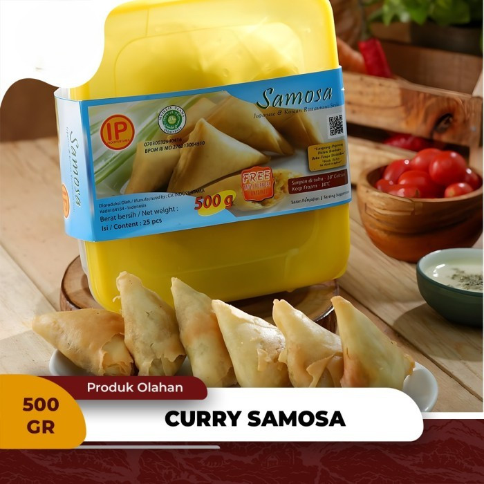 

Indopertama Curry Samosa | Samosa Isi Kari Sayuran - 500 gr