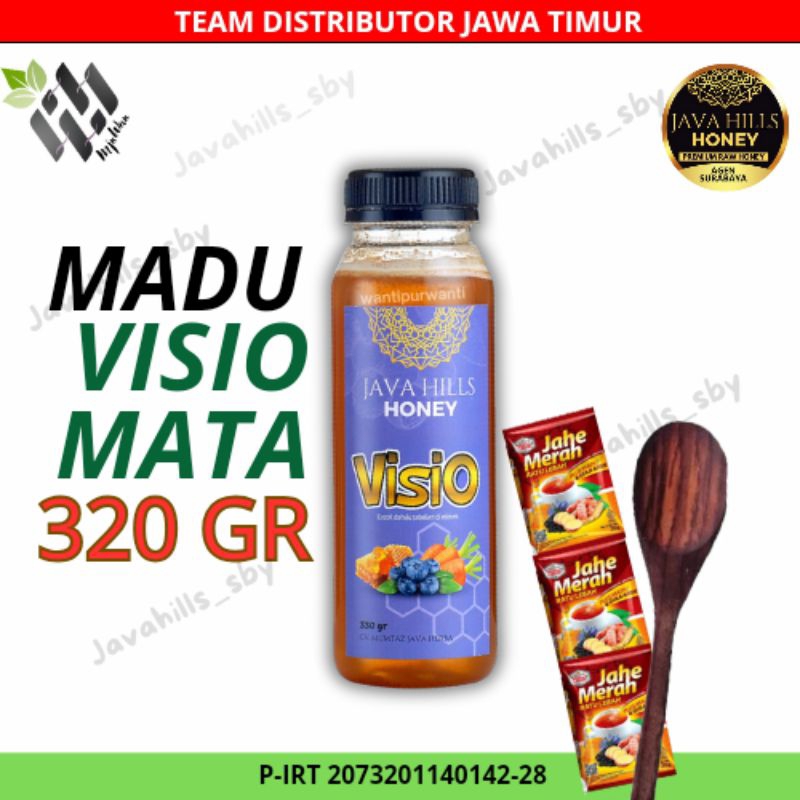

❤️AZBI BABY❤️ MADU VISIO javahills ATASI MATA MINUS PLUS SILINDER aman asli premium BY JAVAHILLS HONEY isi 320gram