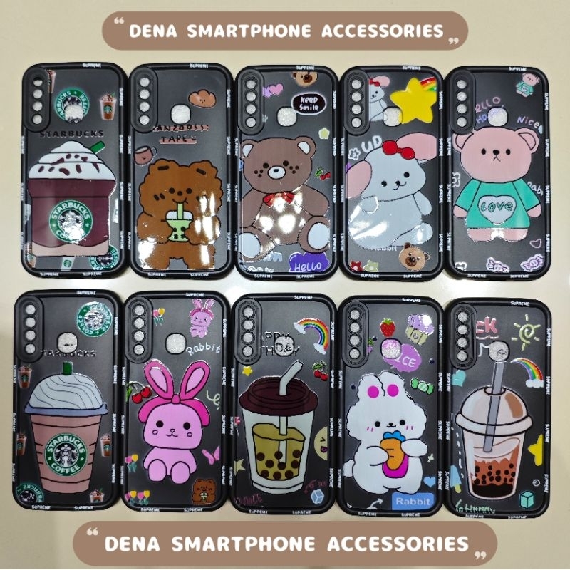 Soft Case Infinix X626B Infinix S4 X626 Karakter Rabbit Bear Starback BumpCase