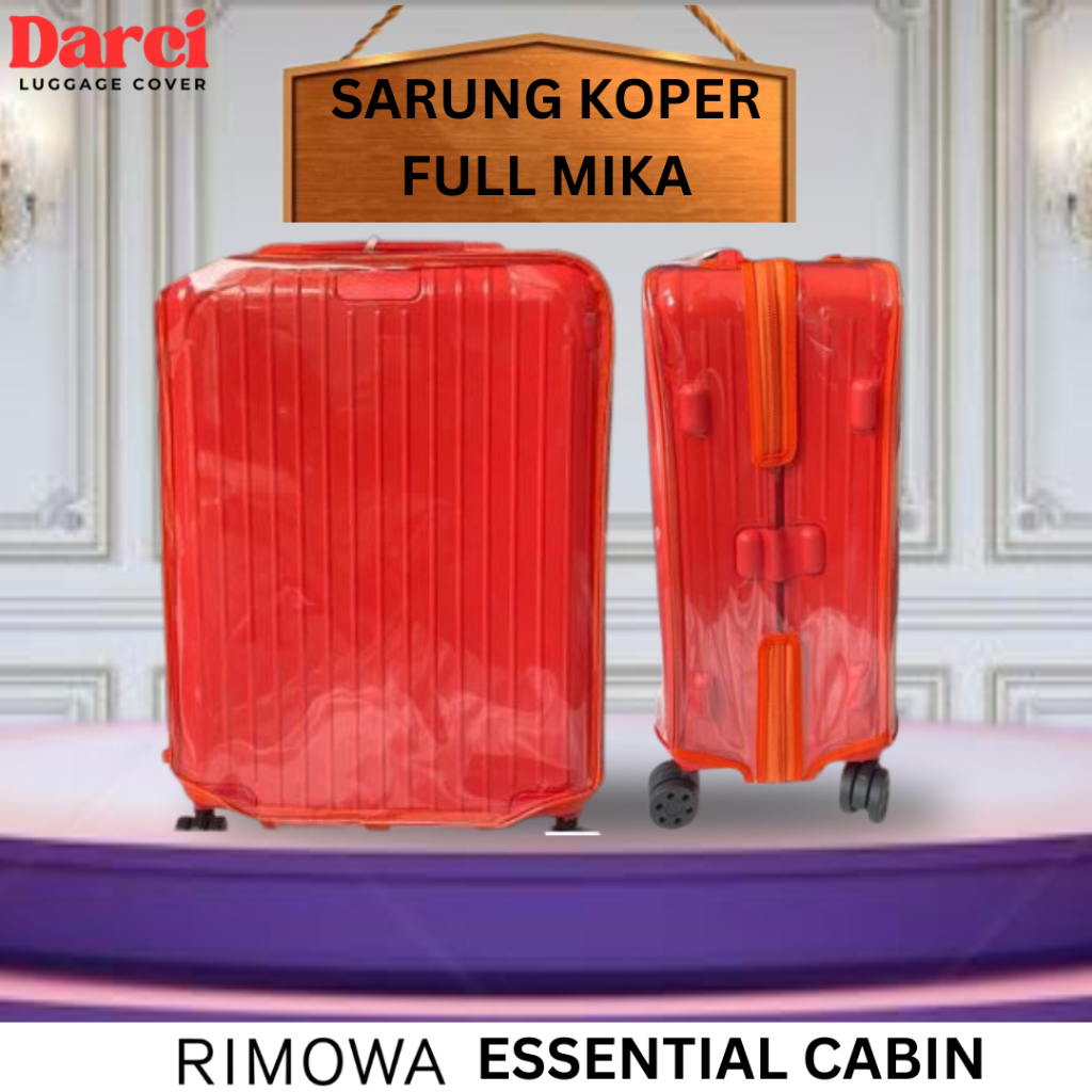 Pelindung Cover Sarung Koper Rimowa Essential Cabin Full Mika Tebal 0.8 mm