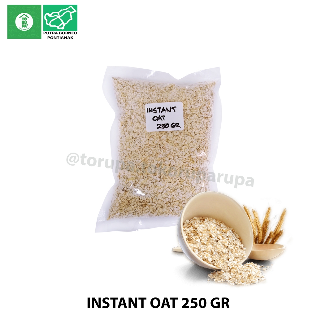Instan Oat 250gr / Oatmeal Sereal Gandum / Quaker Oat / Oat Diet Ampuh / Sereal Diet Pengganti Makan