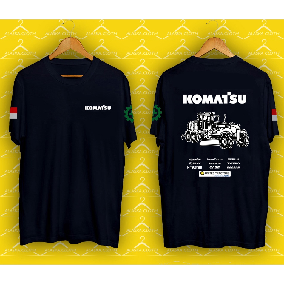Kaos Grader Komatsu Combed 30s premium