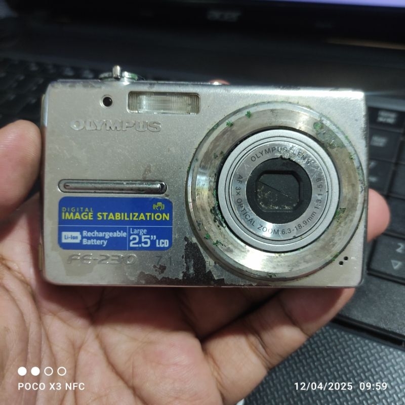 Camera Olympus FE230 Cek Catatan Deskripsi