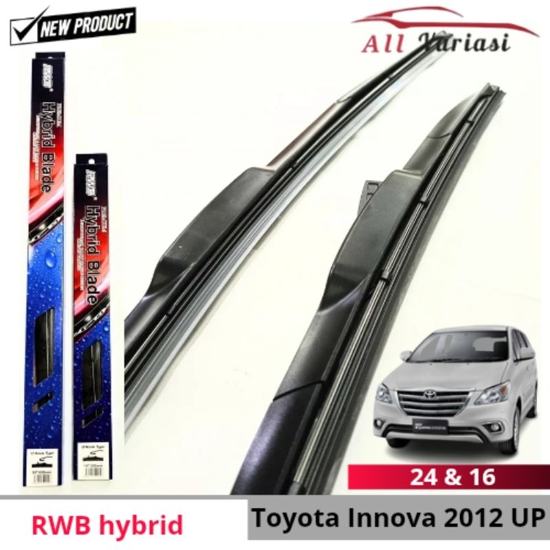 Wiper Kaca Depan Mobil Innova 2012 2015 Wiper Wifer Hybrid Blade 24 16 Sepasang