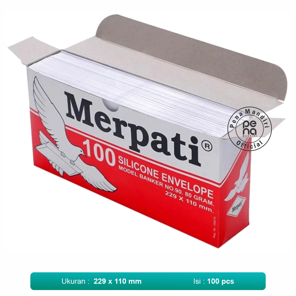 

Amplop Polos Merpati Besar Silicone No. 90 229 x 110 mm
