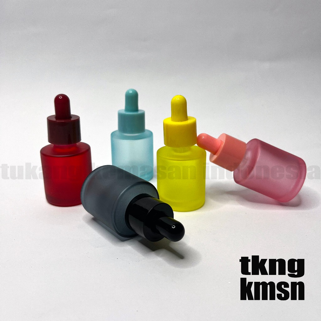 Botol tetes serum 20 ML / Botol kosmetik kecantikan / Botol kaca