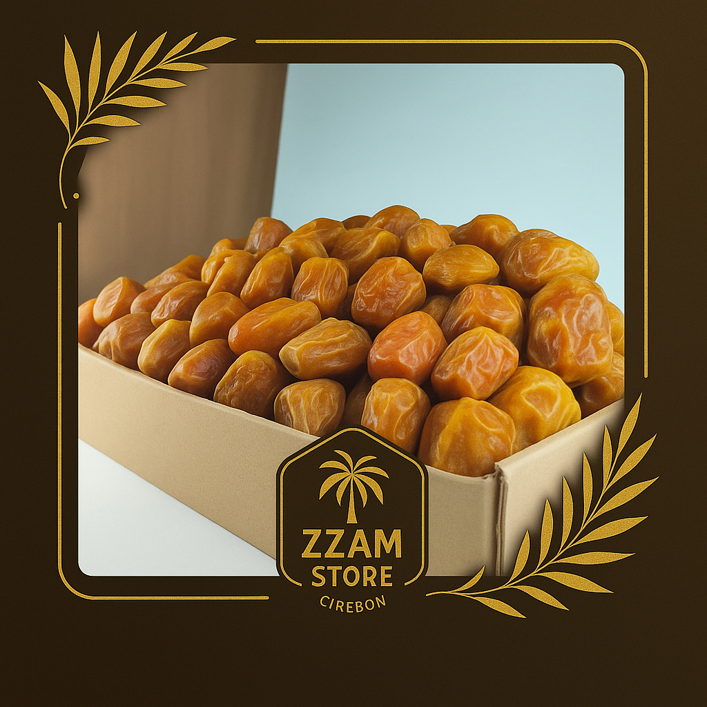 

Kurma sukari alqassim 3kg grade A panen terbaru / Kurma Sukari mika Oleh-Oleh Haji dan Umroh