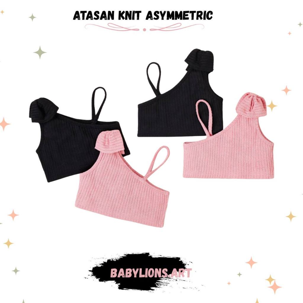 ATASAN KNIT ASYMMETRIC ANAK PEREMPUAN - ATASAN ANAK PEREMPUAN USIA 1-12 TAHUN